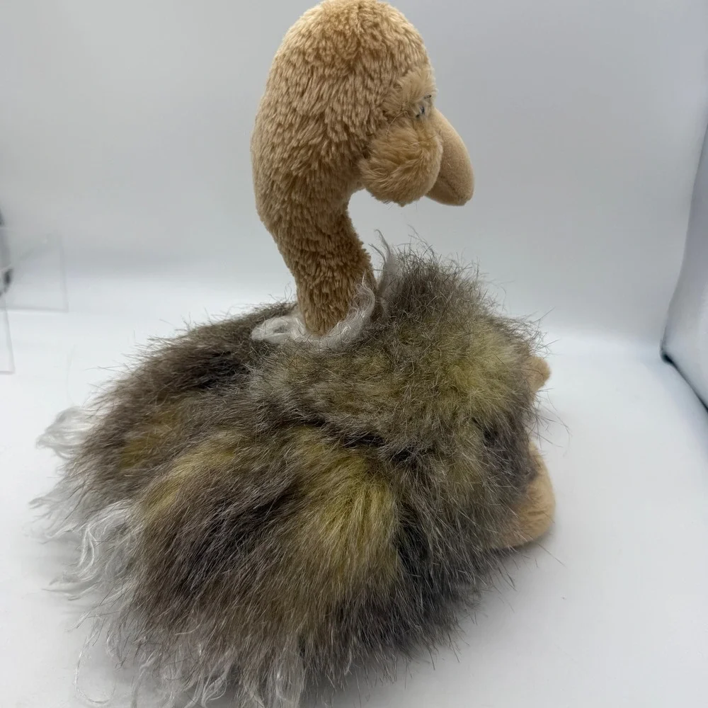 Gund Dazzling Ostrich Plush Stuffed Animal Bird Tan Brown 16
